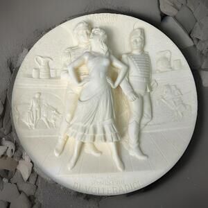 Volteradici Carmen Alabaster Plaque Museo Teatrale alla Scala Italy 8 in COA Box